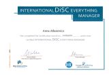 International DiSC Everything Manager