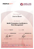 MoR® Foundation Certificate in Risk Management